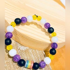 LGBTQ+ Pride Bracelet Non Binary him her gift